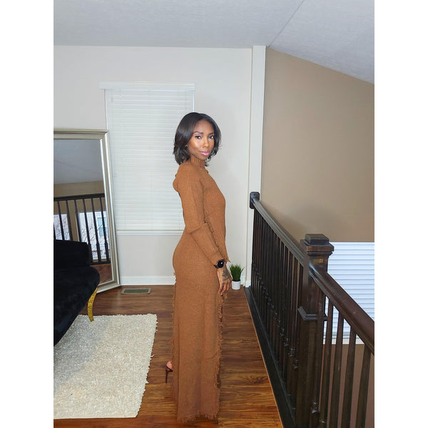 Lamira Skirt Set - Brown