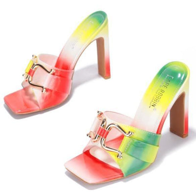 Briar Mule - Green Multi