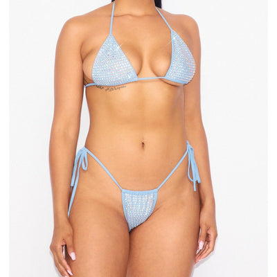 Icy Girl Bikini Set - Blue